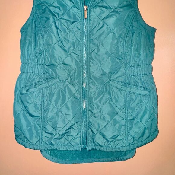 Bit & Bridle Women's Green Fleece Vest - Size Small - Picture 7 of 9
